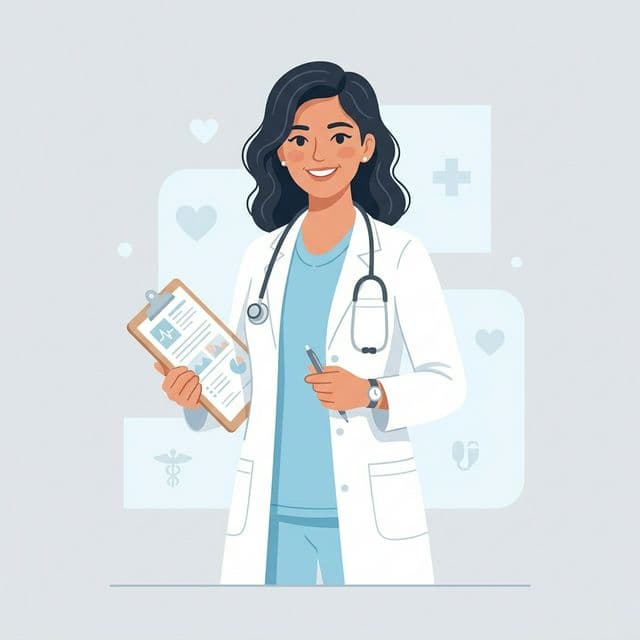 Medical professional illustration